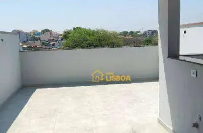 Cobertura à venda, 84 m² por r$ 385.000,01 - jardim alvorada - santo andré/sp