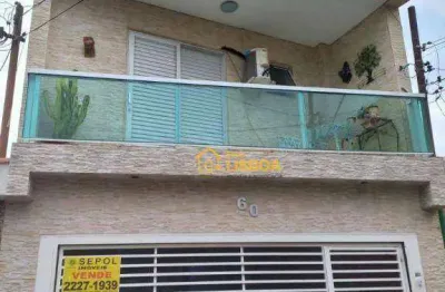 Sobrado com 3 dormitórios à venda, 100 m² por r$ 800.000,00 - vila nova manchester - são paulo/sp