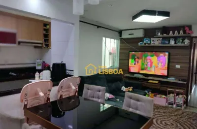 Apartamento com 3 dormitórios à venda, 80 m² por r$ 477.000,00 - utinga - santo andré/sp