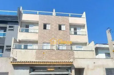 Cobertura à venda, 100 m² por r$ 449.000,00 - vila curuçá - santo andré/sp