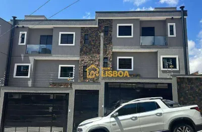 Sobrado à venda, 87 m² por r$ 605.000,00 - vila alzira - santo andré/sp