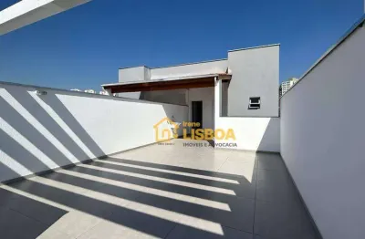 Cobertura à venda, 102 m² por r$ 508.000,00 - jardim bom pastor - santo andré/sp
