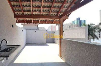 Cobertura à venda, 120 m² por r$ 549.000,00 - vila alpina - santo andré/sp