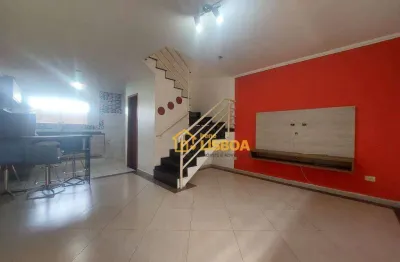 Sobrado à venda, 74 m² por r$ 419.000,00 - vila guarani - santo andré/sp