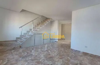 Sobrado com 2 dormitórios à venda, 117 m² por r$ 730.000,00 - vila pires - santo andré/sp