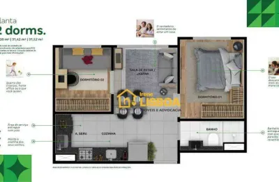 Apartamento na planta, 32m² por r$ 220.000 - cidade são mateus - são paulo/sp - entrada a partira de r$ 500,00 reais.