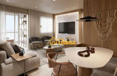 Apartamento com 2 dormitórios à venda, 56 m² por r$ 581.500 - vila nova manchester - são paulo/sp