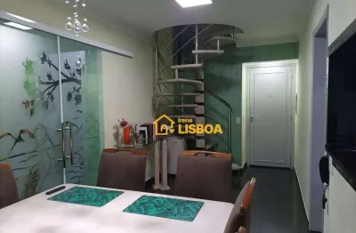 Apartamento duplex com 2 dormitórios à venda, 103 m² por r$ 684.000,00 - casa branca - santo andré/sp