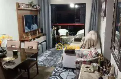 Apartamento com 2 dormitórios à venda, 75 m² por r$ 398.000 - aviação - praia grande/sp
