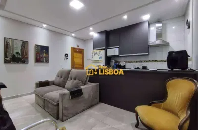 Apartamento com 2 dormitórios à venda, 59 m² por R$ 423.900,00 - Campestre - Santo André/SP