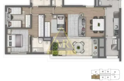 Apartamento com 3 quartos à venda na Rua Gregório Serrão, --, Vila Mariana, São Paulo