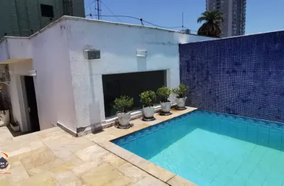 Cobertura dúplex - 200m - suíte master com closet - piscina- gonzaga santos