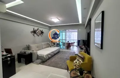 Apartamento em edifício alto padrão - quadra praia - aparecida  santos - 2 suítes - 2 vagas