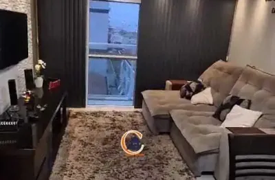 Lindo apartamento - aparecida - 75m - 2 dormitórios / 1 suíte - 1 vaga e lazer