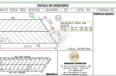 Terreno à venda na Socopuba, 474, Rosa dos Ventos, Itapoá