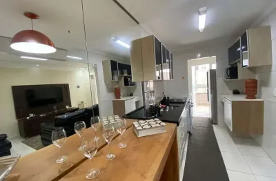 Apartamento com 2 dormitórios à venda, 88 m² por r$ 520.000,00 - caiçara - praia grande/sp