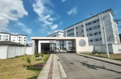 Apartamento em campo grande rj, 2 quartos, vaga de garagem, de frente av. brasil
