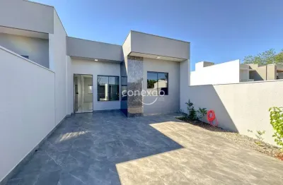 Casa à venda com 1 suíte + 2 quartos, fundos com edícula, jd. pancera - toledo/pr