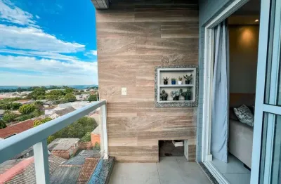 Apartamento á venda com 2 quartos, sacada com churrasqueira, jardim pancera - toledo