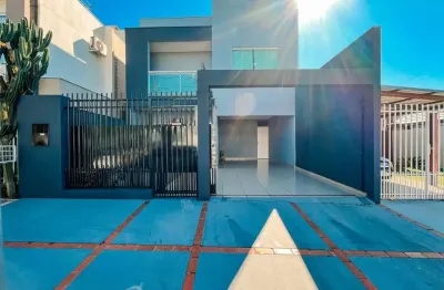 Sobrado com piscina e semimobiliado à venda, jardim gisela, toledo/pr