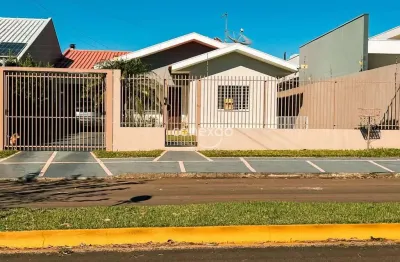 Casa semimobiliada para venda com 1 suíte + 2 quartos e sobra de terreno, jardim gisela - toledo/pr