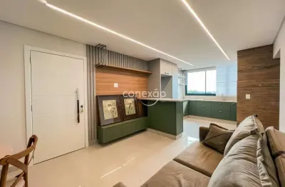 Apartamento semimobiliado à venda com cozinha gourmet, 2 quartos, jd. la salle - toledo/pr