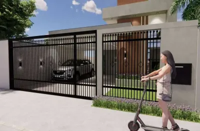 Casa com piscina à venda com 1 suíte + 2 quartos, bairro cristo rei - toledo/pr