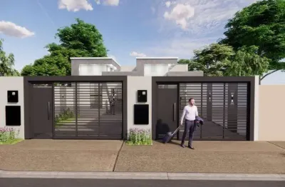 Casa à venda com 1 suíte + 2 quartos, jd. coopagro/toledo - pr