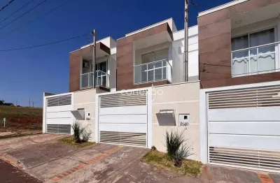 Sobrado à venda com 1 quarto + 1 demi suíte, vila becker, toledo/pr