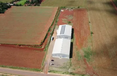 Área industrial com 2 barracões à venda na br 163 - toledo/pr