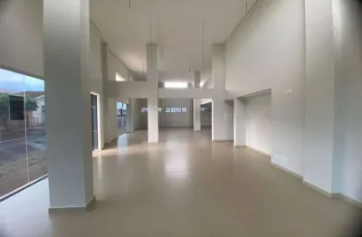 Sala comercial com mezanino para locação, vila becker, toledo/pr
