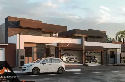 Casa nova à venda com 1 suíte + 1 quarto, jd. pancera - toledo/pr