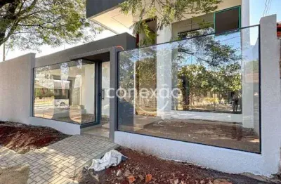 Casa de esquina à venda com 1 suíte com closet + 2 quartos, jd. pancera - toledo/pr