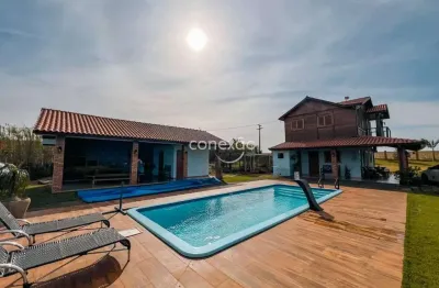 Chacara a venda com 20.000,00² com piscina e área de festa, linha concordia - toledo/pr