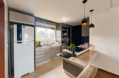 Apartamento à venda com 2 quartos e sacada com churrasqueira, jd. pancera - toledo/pr