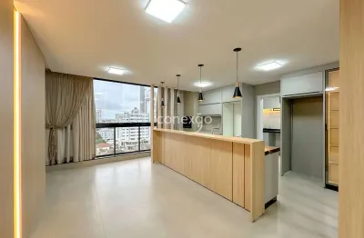 Apartamento semimobiliado para locação vista lago com 1 suíte + 2 quartos, centro - toledo/pr
