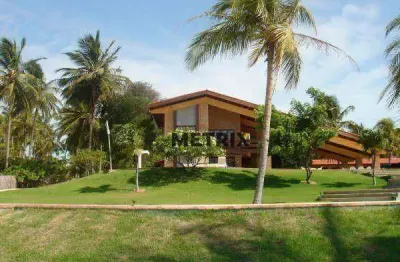 Casa com 5 dormitórios à venda por r$ 5.900.000,00 - lagoa do uruau - beberibe/ce