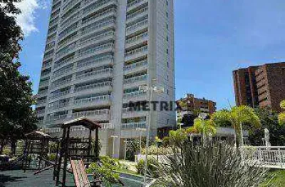 Apartamento com 3 dormitórios à venda, 220 m² por r$ 2.100.000,00 - guararapes - fortaleza/ce