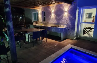 Casa de luxo - beira mar da praia de muro alto - 100% mobiliada