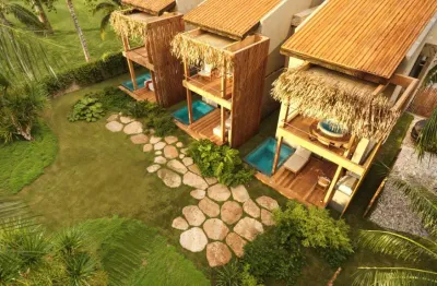 Bangalôs – com beach club á beira mar do caminho de moises
