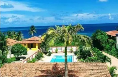 Casa 3 suítes, centro de jacumã - vista permanente para o mar!