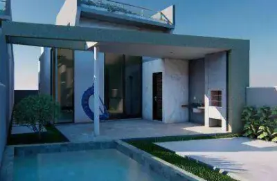 Casa 3 qts, vista mar, piscina, churrasqueira, varanda gourmet e solarium