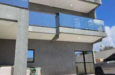 Baixei! linda casa de 4 qts, apenas 1 rua da praia de carapibus!