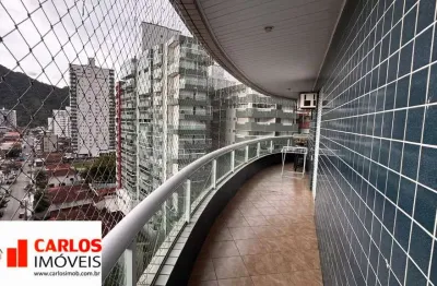 Canto do forte praia grande belíssimo 2 dormitórios varanda