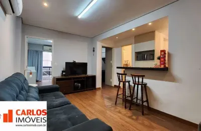 Pé na areia, porteira fechada, reformado, planejados, ar condicionado, pronto para morar; 2 quartos, sala, cozinha, banheiro, prédio com elevador e garagem.