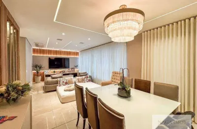 Apartamento com 3 dormitórios à venda, 216 m² por r$ 3.500.000,00 - gleba fazenda palhano - londrina/pr