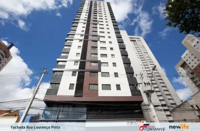 Studio mobiliado condominio clube no centro de curitiba andar alto