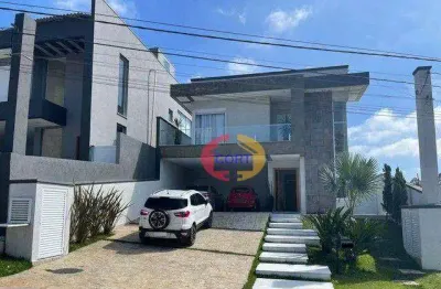 Casa com 3 dormitórios para alugar, 222 m² por r$ 17.000,00/mês - residencial real park - arujá/sp