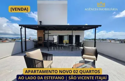 Apartamento novo ao lado da estefano são vicente itajaí