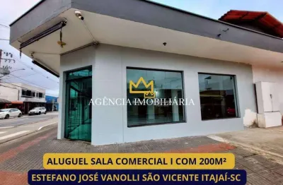 Sala para alugar, 200 m² por r$ 12.000,00/mês - são vicente - itajaí/sc